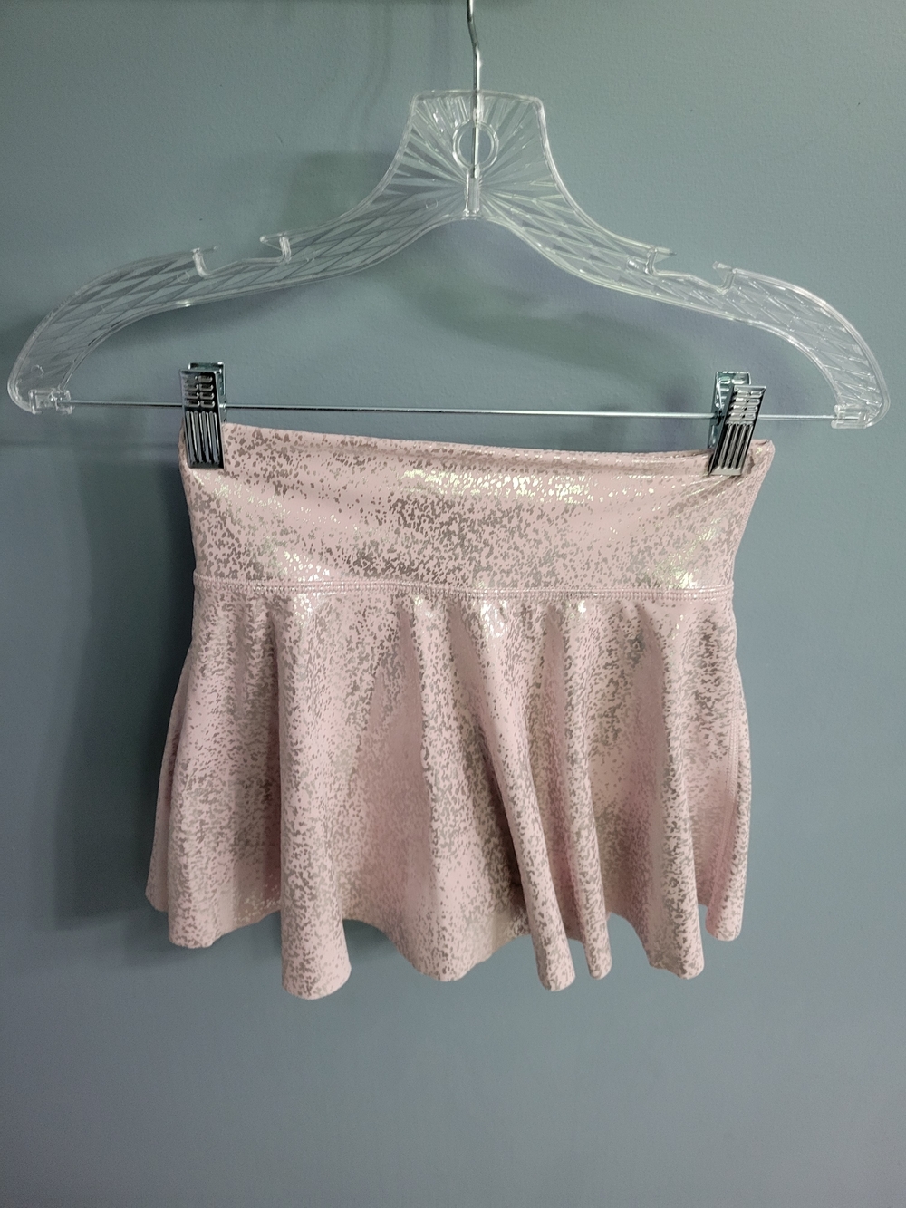 Old Navy Light Pink Metallic Girls' Skort